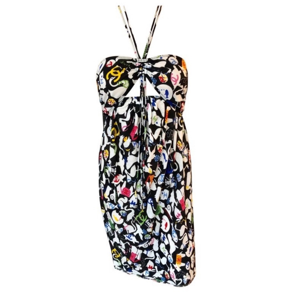 CHANEL multiple color dress